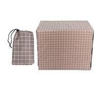 ANKROYU Copertina per gabbia per cani Copertura per animali domestici Copertina per canile per canilo impermeabile per polvere a prova di sole Oxford Copertura per cani per cani pe (L: 42 pollici)