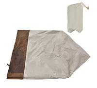 ANKROYU Copertina per il condizionatore d'aria resistente alle intemperie pesanti per la protezione AC esterna per esterno per l'inverno 34x34x20 pollici di oxford in tessuto Dust (Nero) (Beige con