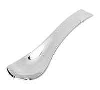 ANKROYU Cucchiaio in acciaio inossidabile Paletta per gelato Cucchiaino da caffè Manico lucido Stoviglie durevoli per Ristorante Uso domestico Materiale Acciaio inossidabile Dimen