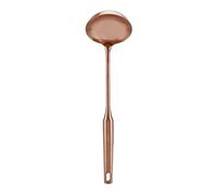 ANKROYU Cucchiaio per Mestolo in Acciaio Inossidabile Grande Zuppa, Mestolo per Schiumarola, Mestolo per Spatola da Cucina Strumento per Cucinare(Cucchiaio Rotondo in Oro Rosa)