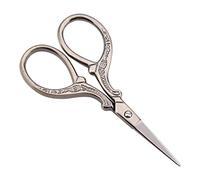 ANKROYU Cucitura a croce fai -da -te cesoie da cucitura antichi di alta qualità ricami in acciaio inossidabile per forbici artigianali piccoli per cucitura a croce e manuale taglio (Oro) (Argento)
