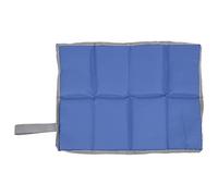 ANKROYU Cuscino da picnic Cuscino da sedile pieghevole per esterno ispessimento a 3 strati per campeggio Beach Park Tessuto Oxford Cotone perlato 39x29,5x1 cm (Blu)