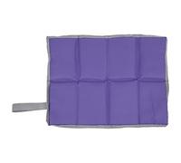 ANKROYU Cuscino da picnic Cuscino da sedile pieghevole per esterno ispessimento a 3 strati per campeggio Beach Park Tessuto Oxford Cotone perlato 39x29,5x1 cm (Viola)