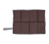 ANKROYU Cuscino da picnic Cuscino da sedile pieghevole per esterno ispessimento a 3 strati per campeggio Beach Park Tessuto Oxford Cotone perlato 39x29,5x1 cm (Caffè)