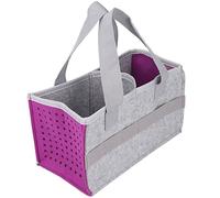 ANKROYU Custodia da Trasporto Per Set Iniziale, Borsa da Trasporto Portatile, Borsa da Viaggio, Custodia Grande in Tessuto di Feltro Per Set Iniziale del Giocatore, Borsa da Esterno(viola)