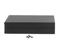 ANKROYU Custodia per scatola elettrica in alluminio tipo split fai da te nero opaco 33x114x140mm per cablaggio PCB elettronico custodia di protezione contro i tuoni