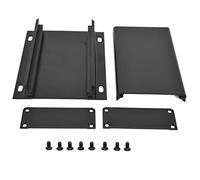 ANKROYU Custodia per scatola elettrica in lega di alluminio Custodia per progetti elettronici professionali 25x84x110mm Design diviso nero opaco per alloggiamento di circuiti stamp