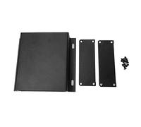 ANKROYU Custodia protettiva per dissipazione del calore in lega di alluminio per progetti elettronici fai da te Controller GPS Cablaggio PCB 6063T5 Nero sabbia 28x104x95mm