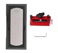 ANKROYU di guida per affilatura professionale con pietra per affilare doppia grana 400-1000 Kit per affilare scalpelli regolabile per utensili per la lavorazione del legno Costruz