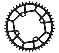 ANKROYU Disco di ingranaggi da 104bcd 46T Foarnring ridotto Rumore di attrito in alluminio in lega di bici per la mountain bike migliora la velocità e la durata (NERO)