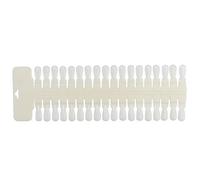 ANKROYU Display Per Gel Per Unghie con 36 Punte, Punta Per Display Rimovibile Per Campioni di Unghie, Strumenti Per La Formazione di Campioni di Pratica a Doppia Faccia(Bianco)