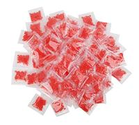 ANKROYU Elastici per Esche da Pesca Premium 100 Sacchetti Terminali Elastici durevoli per la Pesca al Colpo Materiale di lombrichi Rossi 9000 Elastici 3x1mm 4x2mm (4 * 2 mm)
