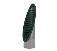 ANKROYU Emettitore di scarico del cantiere in PVC con tubo di drenaggio inclinata gratta grattugiata per la protezione del patio da giardino Resistente alle intemperie verdi