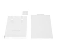 ANKROYU Espositore per libri in acrilico Supporto per cornice trasparente Supporto per cavalletto stabile e sicuro per la decorazione del desktop dell'ufficio domestico Vetrina 10x