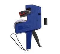 ANKROYU Etichettatrice dei prezzi, Macchina per la prezzatura di etichette in plastica, Robusta macchina per la marcatura dei prezzi, Etichettatrice dei prezzi portatile per (Blu)