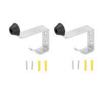 ANKROYU Fermaporta in Acciaio Inossidabile con Gancio Confezione da 2 Fermaporta per Montaggio a Parete Resistente per Casa Ufficio Bagno Porte in Vetro in Legno Multifunzione Sal