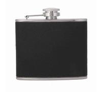 ANKROYU Fiaschetta per whisky in acciaio inossidabile, portatile, con rivestimento in pelle, per campeggio all'aperto, viaggio, picnic, opzioni di capacità: 4 oz, 5 oz, 6 oz, 7 oz, (5 once + 1 imbuto)
