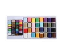 ANKROYU Fili per cucitura professionale set 60 spools filo in poliestere multicolore con bobine riutilizzabili per la macchina da cucire perfette per la sartoria e il tessuto artig