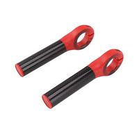 ANKROYU Fine in fibra di carbonio Fine in fibra di bici Guida Grip Fine mountain mountain mountain corsa Contesa installazione rapida per l'installazione di 22,2 mm di diametro di (Rosso)