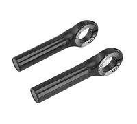 ANKROYU Fine in fibra di carbonio Fine in fibra di bici Guida Grip Fine mountain mountain mountain corsa Contesa installazione rapida per l'installazione di 22,2 mm di diametro di (NERO)