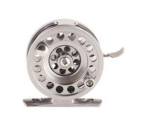 ANKROYU Fischia di ghiaccio metallico manico freno in acciaio inossidabile ad alta resistenza Design di trunking a pelo a phaped per appassionati di pesca sul ghiaccio all'aperto 4 (60)