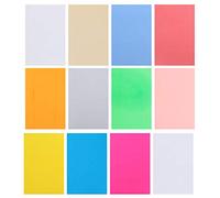 ANKROYU Fogli di pellicola termoretraibile 12 pezzi Kit fai da te colorato 145x20 cm Materiale BOPS per realizzare portachiavi, pendenti, gioielli, progetti artistici creativi per