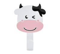 ANKROYU Ganci da parete in acciaio inossidabile da auto adesiva cartone animato a forma di animale senza trapano ganci per sospensione impermea (3066B Creative Cartoon - Mavericks)