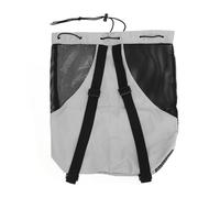 ANKROYU Grande zaino in maglia in mesh spiaggia impermeabile sacca da bagno traspirante con spalline regolabili per il viaggio sportivo di nuoto (Grigio)