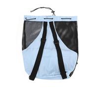 ANKROYU Grande zaino in maglia in mesh spiaggia impermeabile sacca da bagno traspirante con spalline regolabili per il viaggio sportivo di nuoto (Blu)