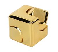 ANKROYU Gyroscopio quadrato in metallo giroscopio rotante cubo rotante stress sollievo decompressione di punta giocattolo giocattolo che gira il quadrato per bambini per adulti via