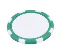 ANKROYU Indicatore di Pallina da Golf Chip da Poker Premium ABS Leggero e Durevole Accessorio da Golf per Golfisti Regalo Rosso Blu Verde 1,6 Pollici 13g (Verde)