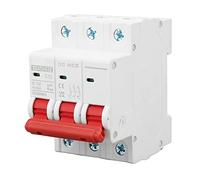 ANKROYU Interruttore automatico 3P DC 750 V montato su guida DIN Interruttore di protezione sovraccarico ad alte prestazioni Capacità di interruzione 6000 A per sistemi solari Vei