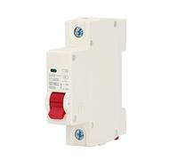 ANKROYU Interruttore automatico DC in miniatura 1P Isolatore per solare fotovoltaico 50A Montaggio su guida DIN DC250V 6000A Capacità segmentata DZ47 63Z C50