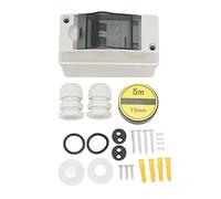 ANKROYU Interruttore automatico miniaturizzato 2P IP65 32A Corrente nominale AC90V a 400V DC12V a 400V Sezionatore solare per Sistemi solari Alimentazione marina