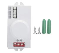 ANKROYU Interruttore sensore a microonde da 5,8 GHz TDL 1918 Sensore di rilevamento del movimento per l'automazione dell'illuminazione di sicurezza di casa e ufficio con ritardo re