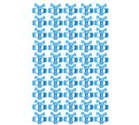 ANKROYU Isolanti di serraggio della recinzione elettrica 50 pcs addominali resistenti Tenditore di filo elettrico resistente alle intemperie per la sicurezza agricola Controllo del
