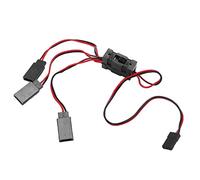 ANKROYU JR a JST Y Cablaggio sdoppiatore Adattatore filo parallelo Cavo a Y da 1 a 3 vie con interruttore On Off Connettore ad alte prestazioni per telecomando RC Auto Camion Barca