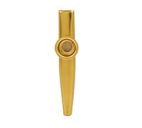 ANKROYU Kazoos in Metallo con Diaframmi Per Flauto Kazoo, Mini Partner Portatile Per Chitarra Kazoo Ukulele in Lega di Alluminio, Strumento Musicale Facile da Imparare Per Bambini Adulti(oro)