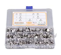 ANKROYU Kit assortimento di di esagonali a ghian in acciaio inossibile 304 249 pezzi M3 a M12, di a cupola per macchinari, mobili, ferramenta per ponti