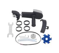 ANKROYU Kit convertitore smerigliatrice angolare regolabile Utensile manuale ergonomico multifunzione per intaglio del legno Incisione Scanalatura Progetti fai da te Costruzione du