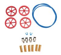 ANKROYU Kit di aggiornamento stampante 3D Tubi in PTFE Dadi di livellamento a torsione manuale Raccordi a molla Kit di aggiornamento completo per stampanti Ender 3 3 Pro 3 V2 Ender