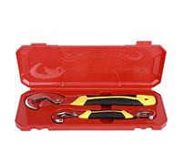 ANKROYU Kit di chiavi per chiavi in serratura autoportante universale per la chiave multifunzionale regolabile per il giardino dei macchinari per carpenteria idraulica Chrome Cro