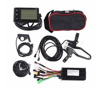 ANKROYU Kit di conversione Bicicletta elettrica Premium 26A Controller 3 modalità S866 Pannello Display Pollice acceleratore Set Maniglia Freno per Bicicletta elettrica Fai da Te S