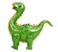 ANKROYU Kit di palloncini dinosauri giganti Set di palloncini gonfiabili in foglio di alluminio da 93 cm Set per decorazioni di compleanno Forniture per feste in piscina con acqua (Verde)