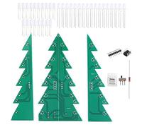 ANKROYU Kit fai da te con modulo a circuito stampato tridimensionale per albero di Natale a LED con 3 colori di luce per decorazioni natalizie e decorazioni per la casa