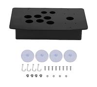 ANKROYU Kit fai da te per giochi Pannello acrilico nero e inclinata di ricambio per la costruzione di macchine personalizzate Set completo per giocatori e appassionati di retrò Ma