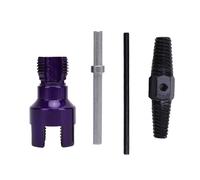 ANKROYU Kit filettatore per tubi integrato di livello professionale, interno ed esterno, realizzato in acciaio legato 40Cr ad alta resistenza. Strumento a doppia funzione per filet