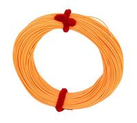 ANKROYU Linea Principale della Pesca a Mosca, 30 m di Cuscinetti a carico Pesante, Rivestimento per galleggiamento, Design di Elasticità a Bassa Memoria, Accessorio per la Pesca al (Arancia)