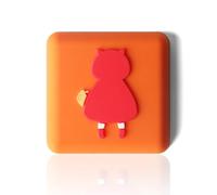 ANKROYU Manico della porta fumetto silicone silicone auto adesivo anti -collisione ridotto ridotto tappo per porte per mobili per frigorifero manopola protezione parete (Balena) (Piccolo cappello