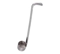 ANKROYU Mestolo Per Vino Cucchiaio in Acciaio Inossidabile, Cucchiaio a Fondo Piatto Per Versare Birra, Cucchiaio Per Vino Mestolo Per Birra Dosatore Per Cucina(125ML)